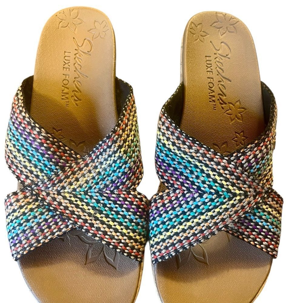 Skechers slip on Wedge Sandals - Picture 2 of 5